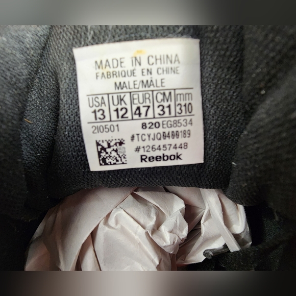 💪 REEBOK MEN'S SPEED BREEZE 2 RUNNING SHOE SIZE 13 - BLACK 💪 - Picture 6 of 8